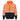 Sweat Hi-Vis bicolore zippé à capuche