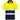 Polo contrasté léger haute visibilité M/C