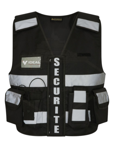 Gilet tactique sécurité privée THOR conforme décret 18 juillet 2023